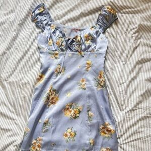 Bailey Rose Floral Dress with Puff Sleeves